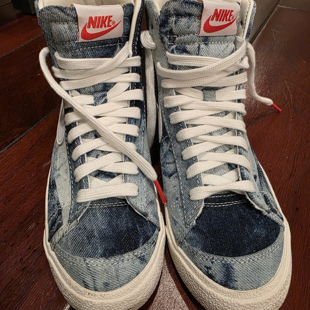 Nike Denim High-Top Sneakers